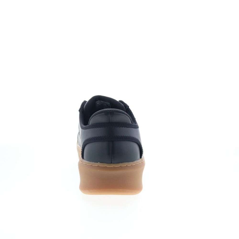 Skechers Mens Court Break Double Vented Black Shoes (NWT) - Picture 6 of 7